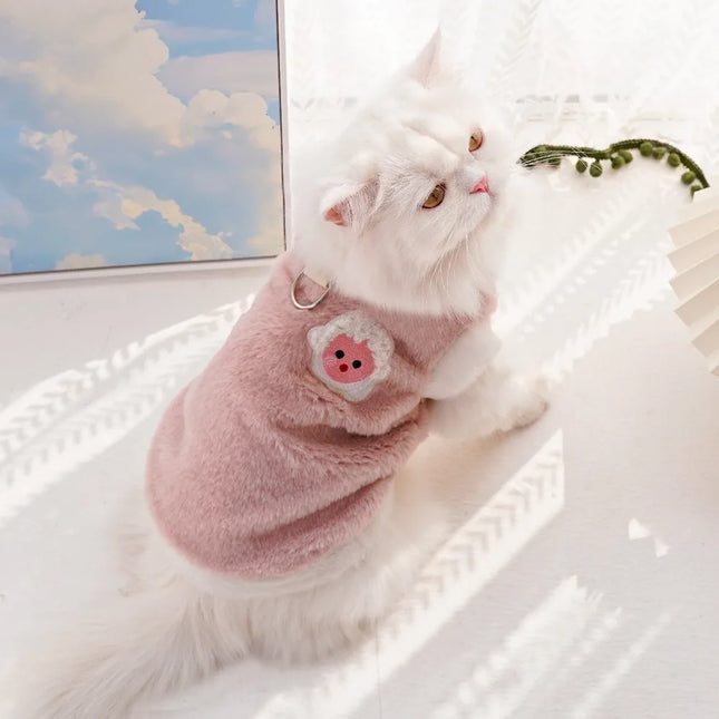 Gilet polaire mignon pour petits chiens et chats