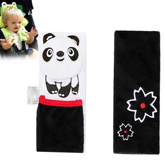 Kids Cartoon Plush Seat Belt Covers - Safety Shoulder Pads - Wnkrs