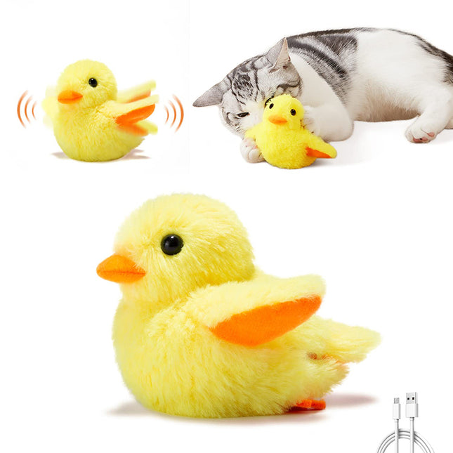 Canard en peluche interactif