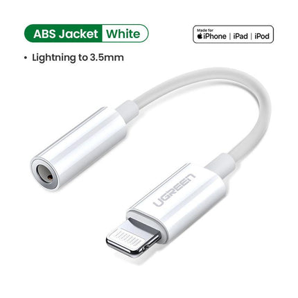 Adaptador de Lightning a auriculares de 3,5 mm