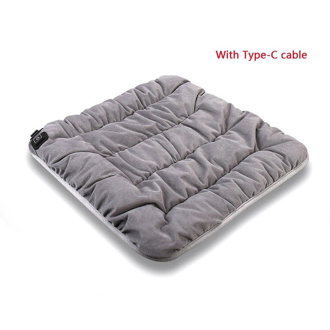 3-Level Adjustable Electric Heating Pad - Comfortable Body Warmer for Chair and Car - Wnkrs