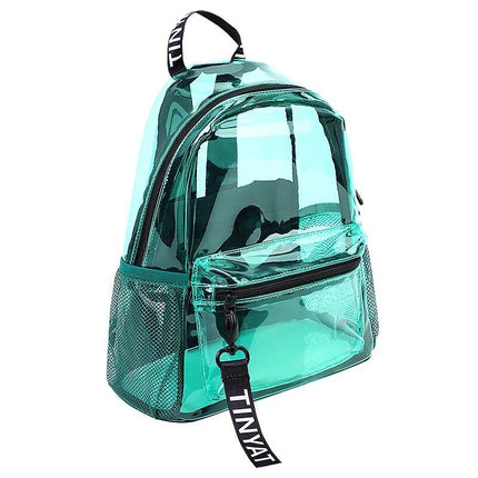 Chic Transparent Jelly Backpack - Waterproof, Fashion-Forward PVC Design for Women - Wnkrs