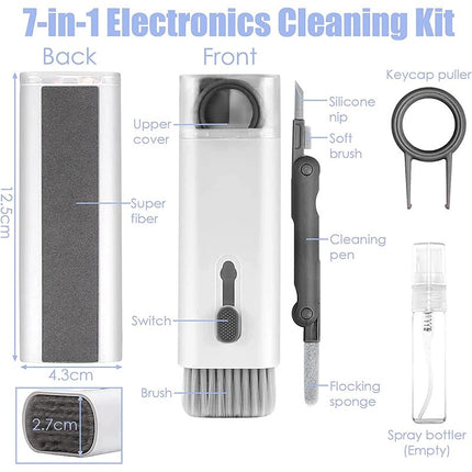 Ultimate Electronics Cleaning Kit: 7-in-1 Multi-Tool for Keyboards, AirPods, Screens & More