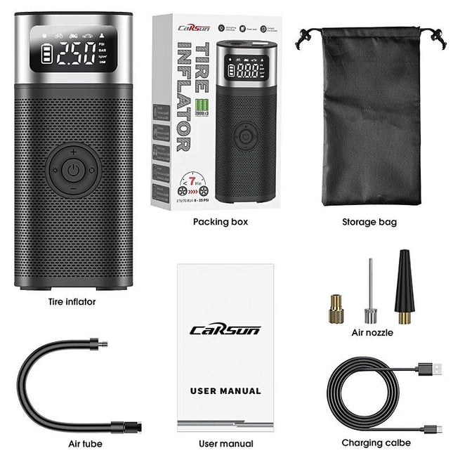 Wireless Mini Auto Tire Pump - Wnkrs