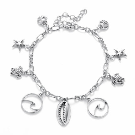 Bohemian Starfish Pendant Anklet