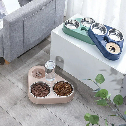 3 in 1 Pet Dog Feeder Bowl - Wnkrs