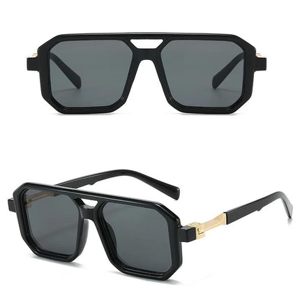 Retro Square Pilot Sunglasses