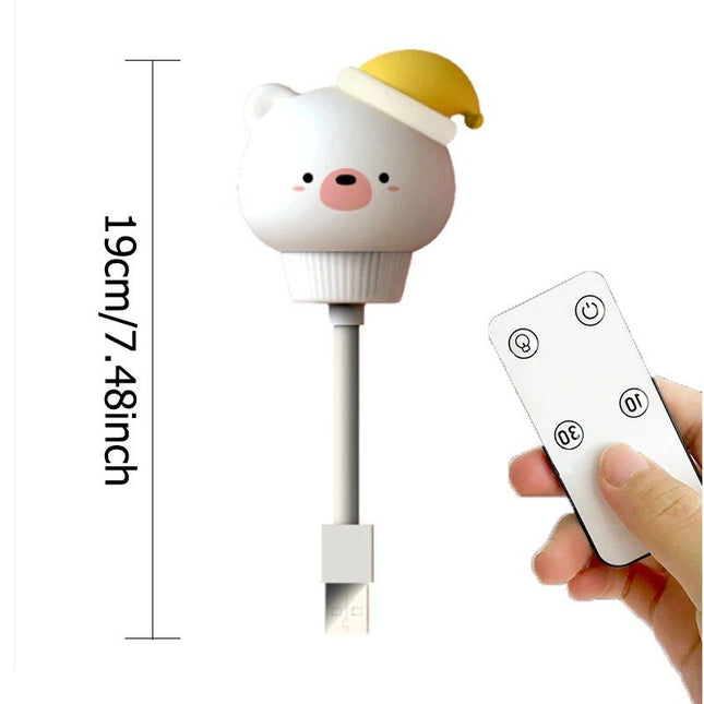 Adjustable Brightness Cartoon Night Light with Remote - Wnkrs