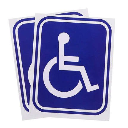 Weatherproof Disability Mobility Parking Decals for Vehicles - Wnkrs