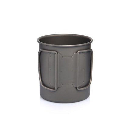 Camping Titanium Cup with Lid