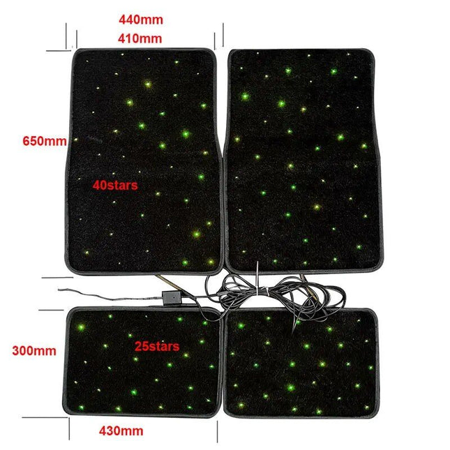 Starlight Fiber Optic Car Mat Light Kit - Wnkrs