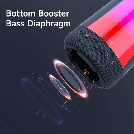 Portable Bluetooth 5.2 Speaker with 20W Subwoofer