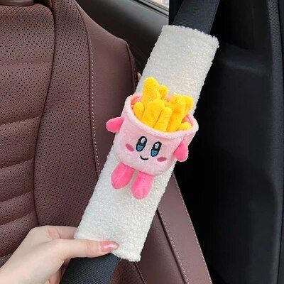 Plush Heart Frog Car Safety Belt Shoulder Cover - Wnkrs