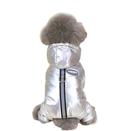 Combinaison imperméable rembourrée pour chien 