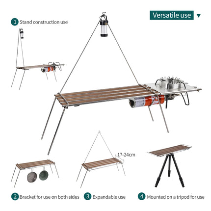 Mesa de camping plegable portátil: ideal para aventuras al aire libre