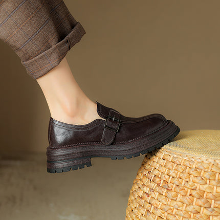 Escarpins classiques à talons épais pour femmes