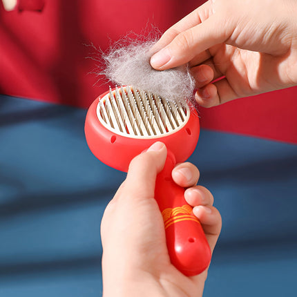 Peine para quitar el pelo de mascotas con un solo clic