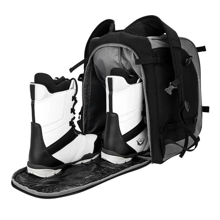 Ultimate 65L Ski Gear Backpack: Waterproof Oxford Ski Boot Bag with Helmet Pocket - Wnkrs