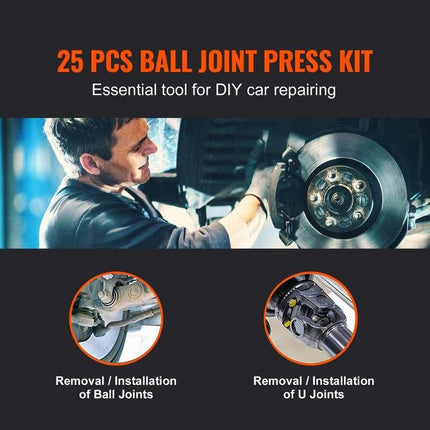 Ultimate 25 PCS Ball Joint Press Kit - Wnkrs