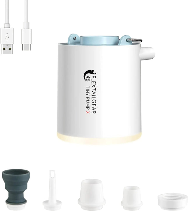 Pompe à air portable ultralégère avec lumière LED intégrée