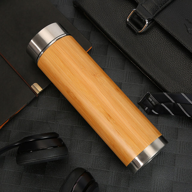 Bamboo Stainless Steel Insulated Bamboo Water Cup - Wnkrs