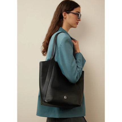 Sac à bandoulière élégant en cuir de grande capacité pour femme