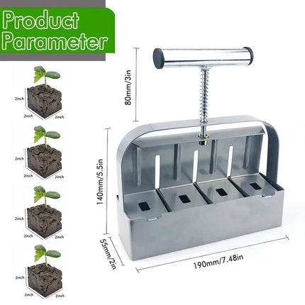 Handheld Seedling Soil Block Maker