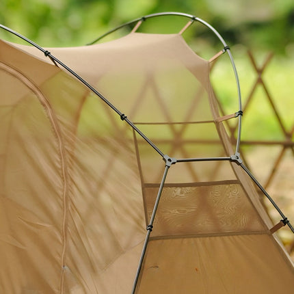 Tienda de campaña ligera para exteriores con mosquitero y postes de aluminio