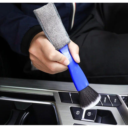 Double-Ended Car Detailing Brush for Air Vents & Screens - Wnkrs