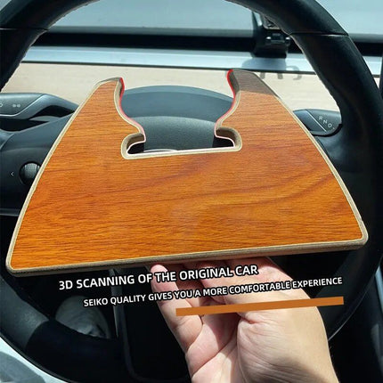 Portable Wooden Steering Wheel Tray Table for Cars - Wnkrs
