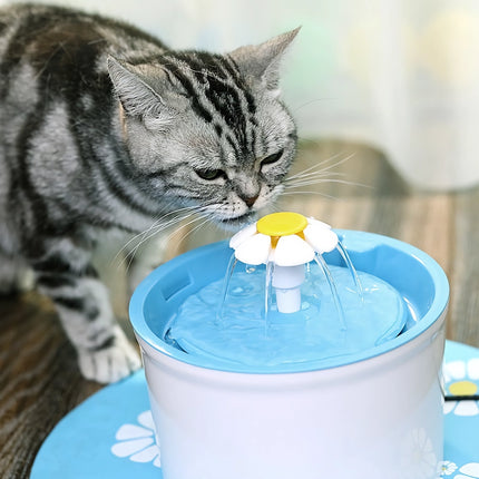 Fontaine à eau automatique pour chat et chien de 1,6 L