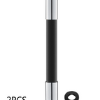 Negro / 20 centímetros / 2 piezas