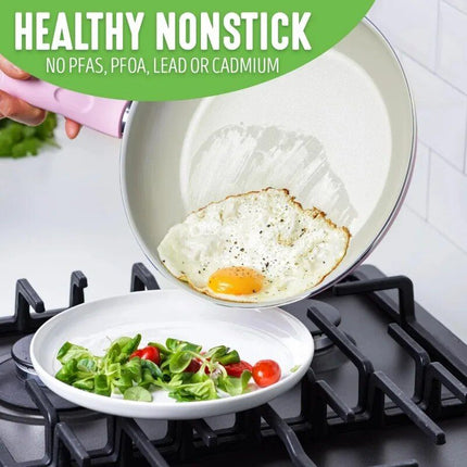 Diamond Infused Ceramic Nonstick Cookware Set - Wnkrs