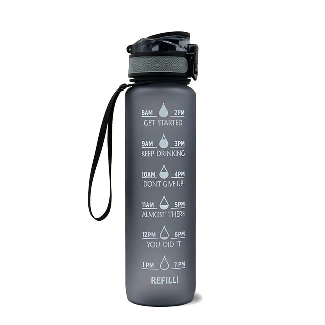 1000ml Sports Water Bottle Gradient Plastic Water Cup - Wnkrs