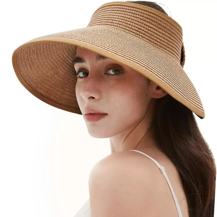 Sombrero plegable con lentejuelas para el sol: protección contra los rayos UV, transpirable y elegante para exteriores