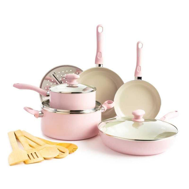 Diamond Infused Ceramic Nonstick Cookware Set - Wnkrs