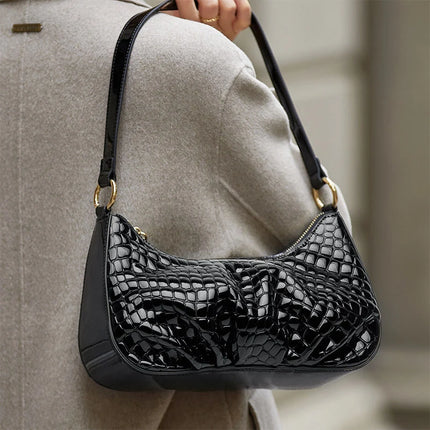 Sac à main luxueux en cuir véritable pour femme