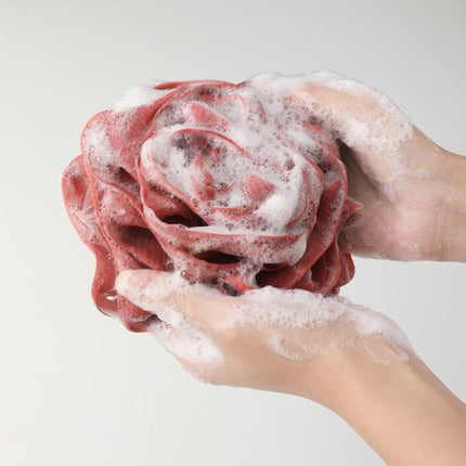 2 esponjas de baño con forma de flor para ducha