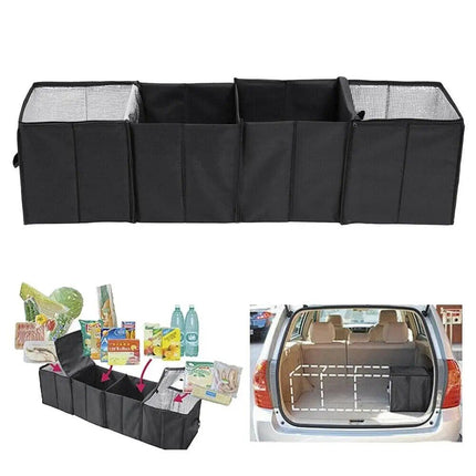 Portable Collapsible Car Trunk Organizer with Insulated Cooler - Wnkrs