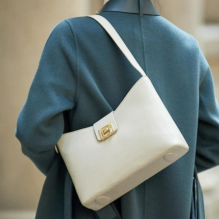 Sac à bandoulière de luxe 100 % cuir véritable