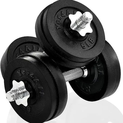 Adjustable Cast Iron Dumbbell Set for Full Body Workout - Wnkrs