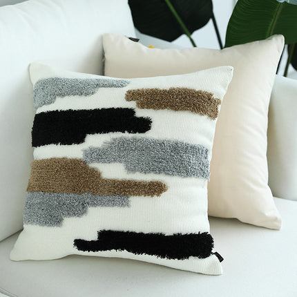 European Full Tufted Sofa Cotton Thread Woven Pillowcase - Wnkrs