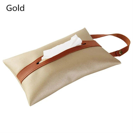 Luxury Leather Car Seat Back Tissue Holder - Wnkrs