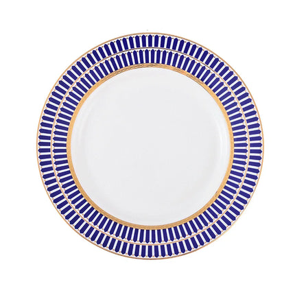 Juego de 6 platos de cerámica de porcelana nórdica: vajilla elegante y platos de postre