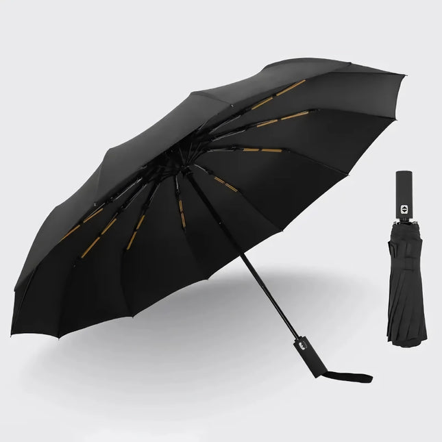 Parapluie compact à ouverture automatique avec protection UV