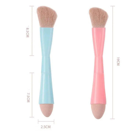 4-in-1 Multifunctional Detachable Makeup Brush Set - Portable Beauty Tools - Wnkrs