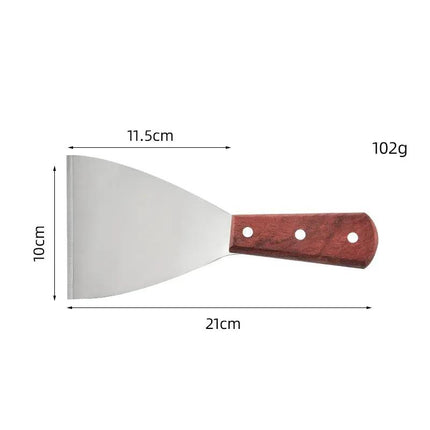 Spatule de cuisine large en acier inoxydable