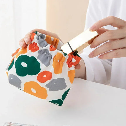 Mini bolsa de cosméticos portátil