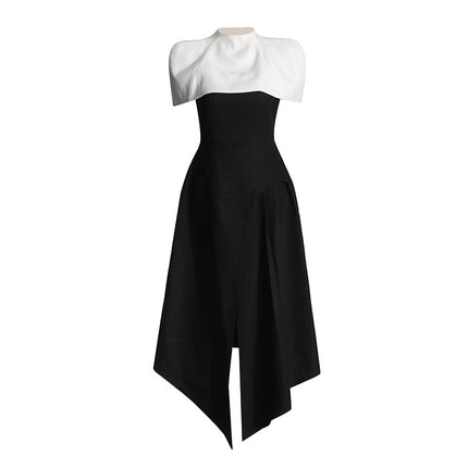 Sling New Slit Dress Women's Fashion