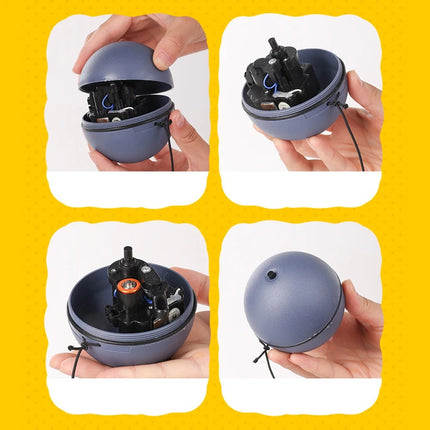 Pelota de juguete inteligente con ruedas automáticas para gatos